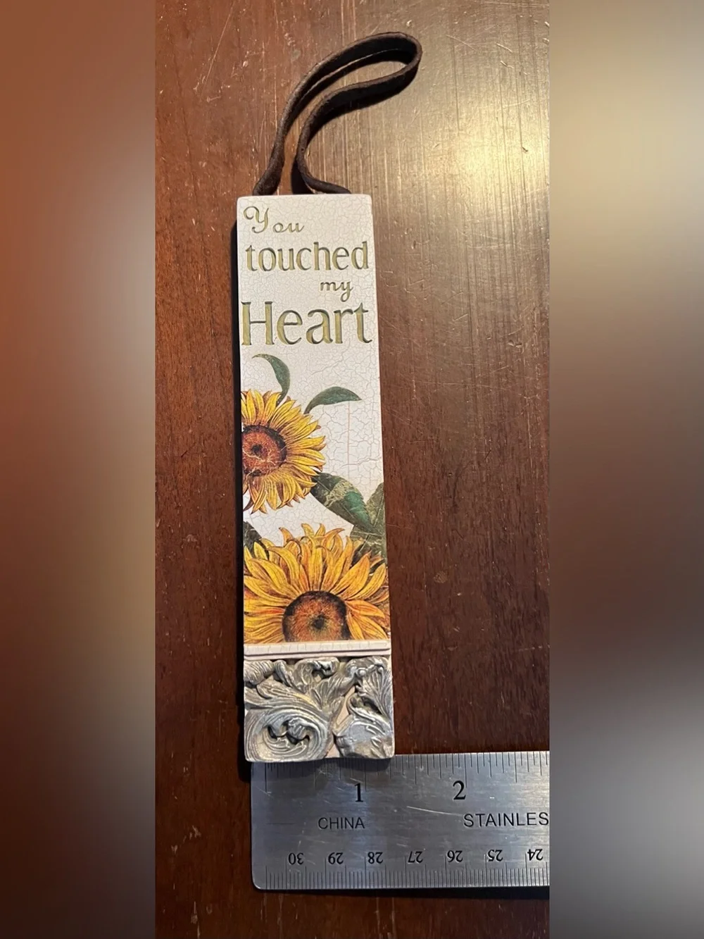 Sunflower Sentiment Wall Plaque - Cream & Yellow